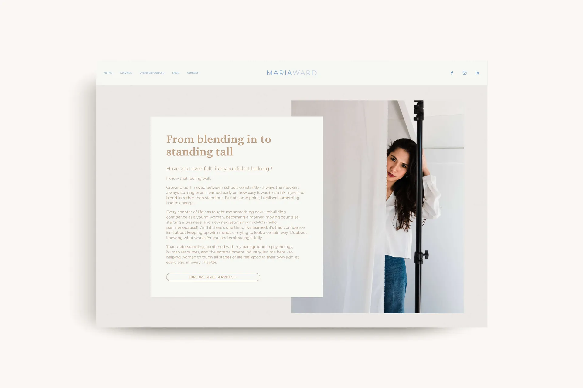 Maria Ward Personal Stylist | Brand Identity & Website Design gallery 5