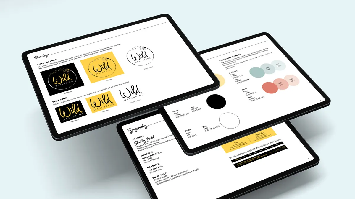 Brand Identity and Marketing Collateral for Wild Wellbeing gallery 3