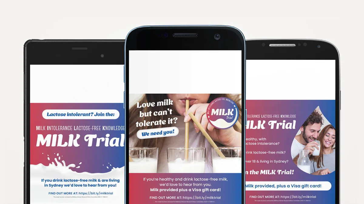 Branding and Marketing Collateral for various FoodiQ milk trials gallery 1