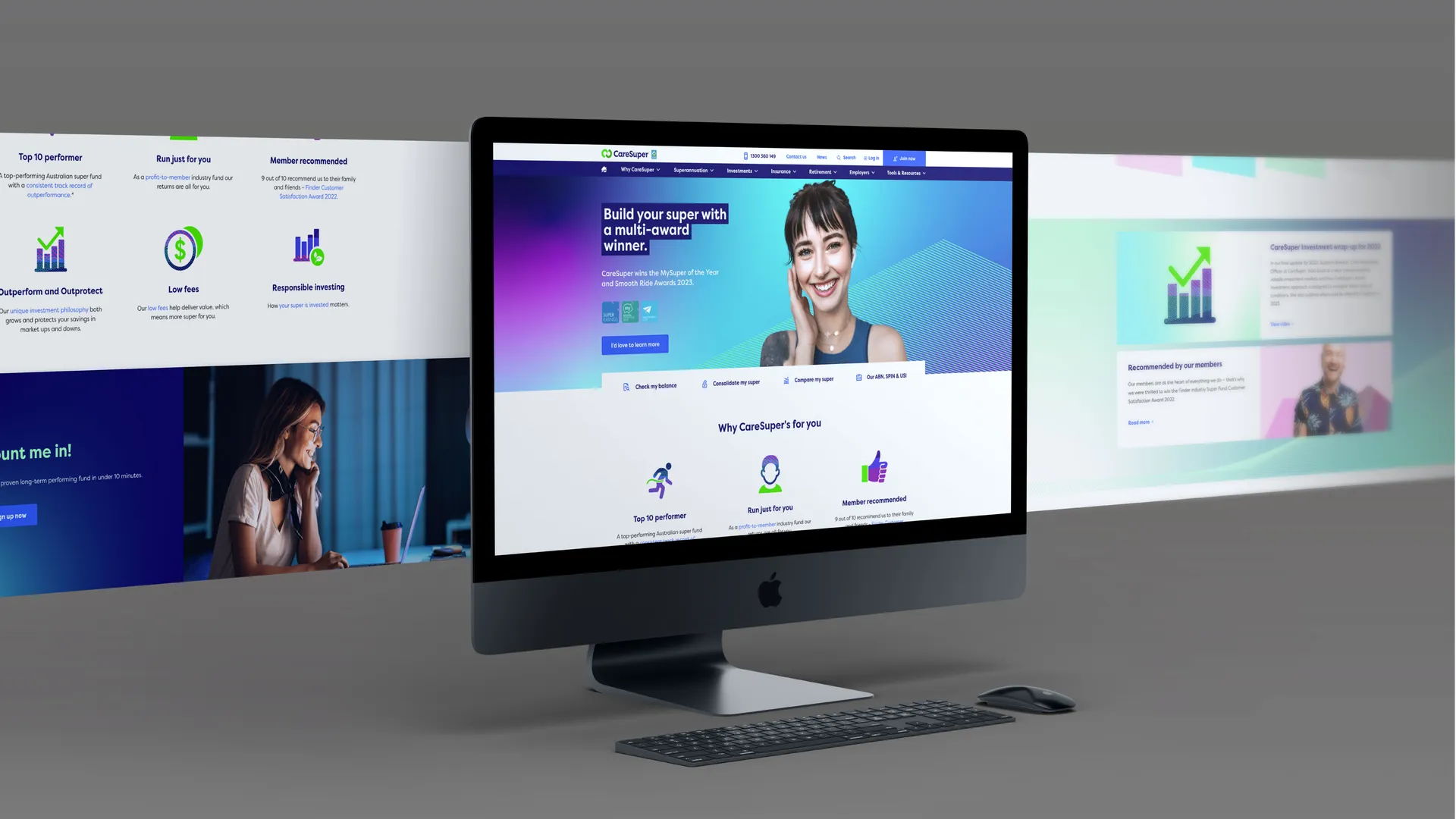 CareSuper Website Redesign Focused on User Experience gallery 1