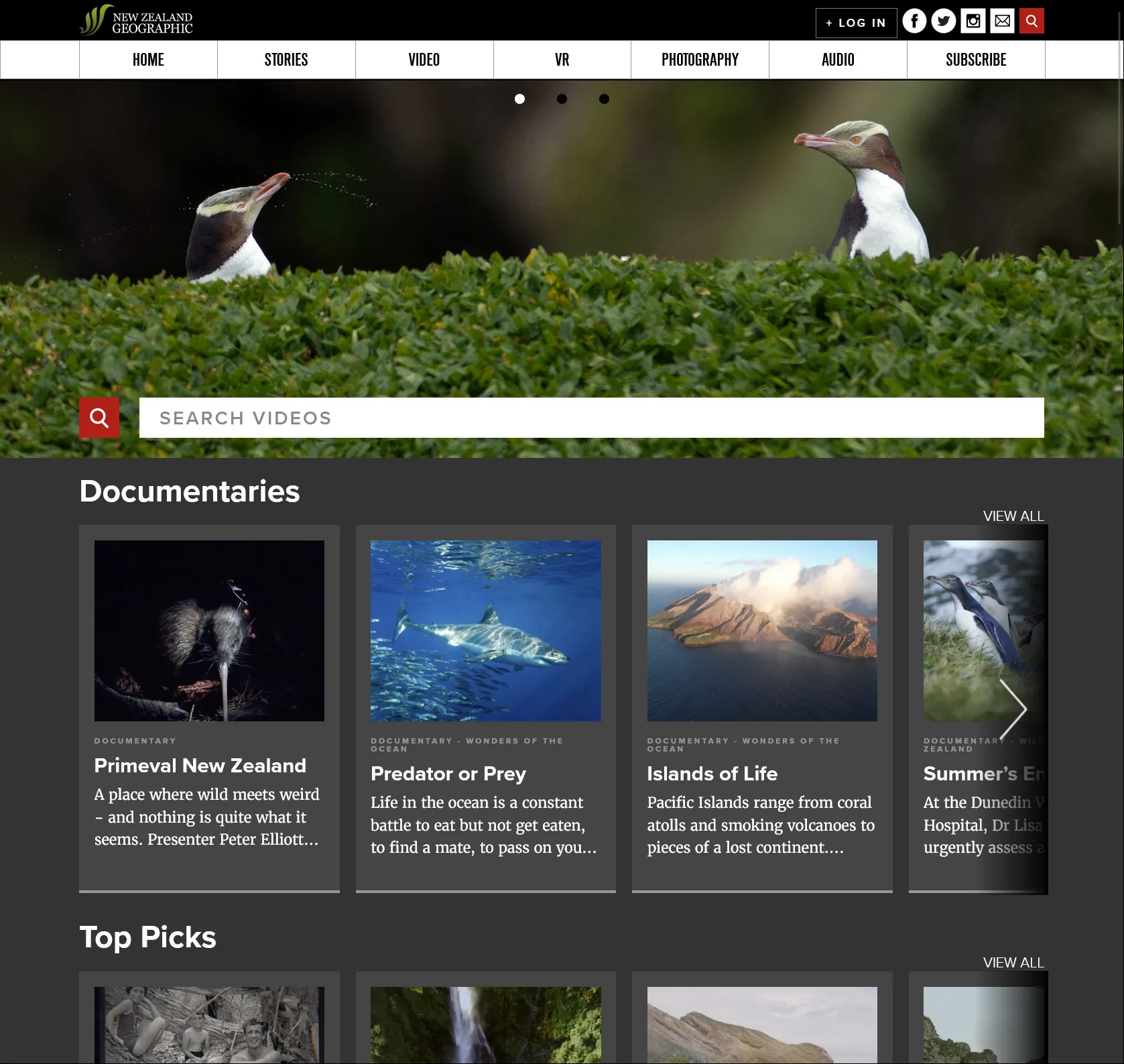 New Zealand Geographic project image