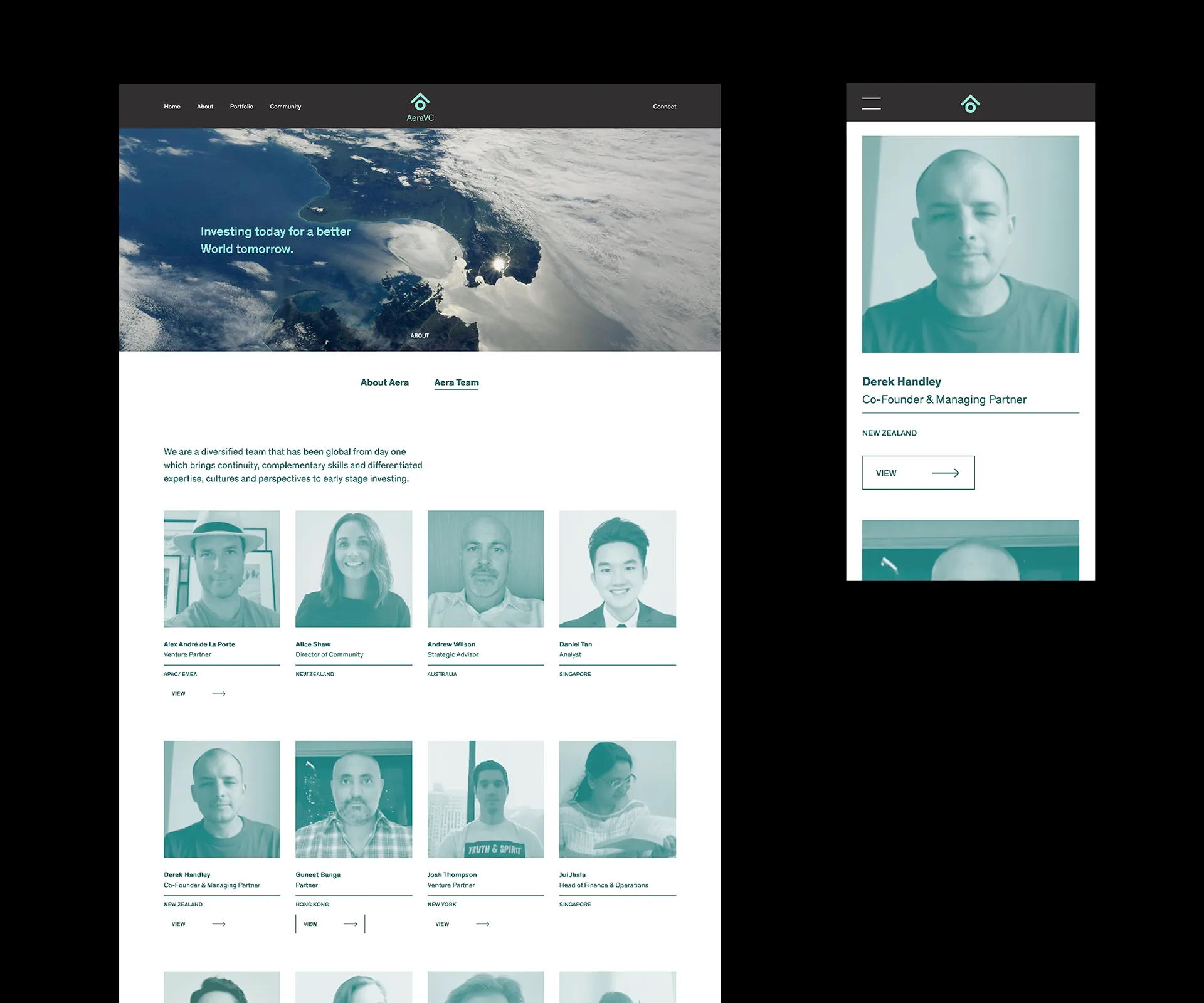 Front-End Website Redesign and UX for AeraVC gallery 4