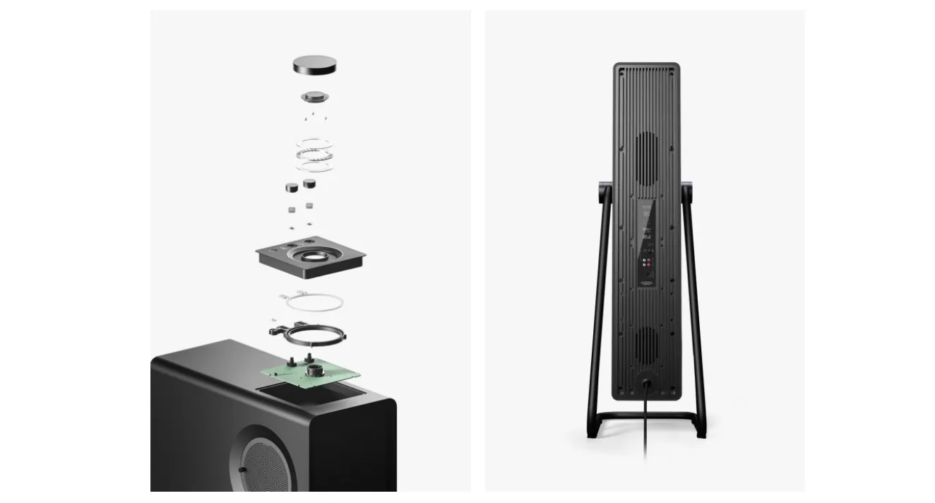 End-to-end Industrial Design for Orbitsound's luxury loudspeaker - Air D1 gallery 1