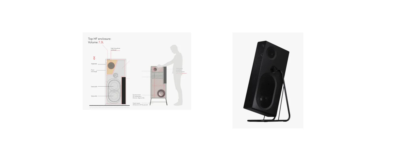 End-to-end Industrial Design for Orbitsound's luxury loudspeaker - Air D1 gallery 13