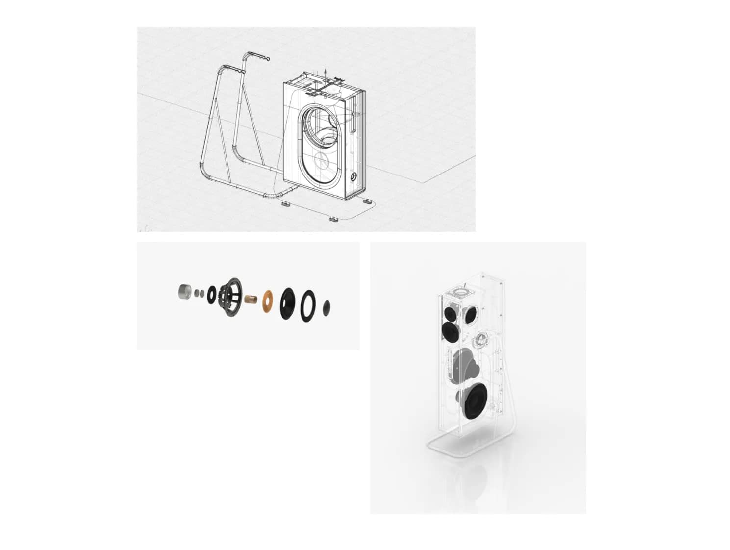 End-to-end Industrial Design for Orbitsound's luxury loudspeaker - Air D1 gallery 15