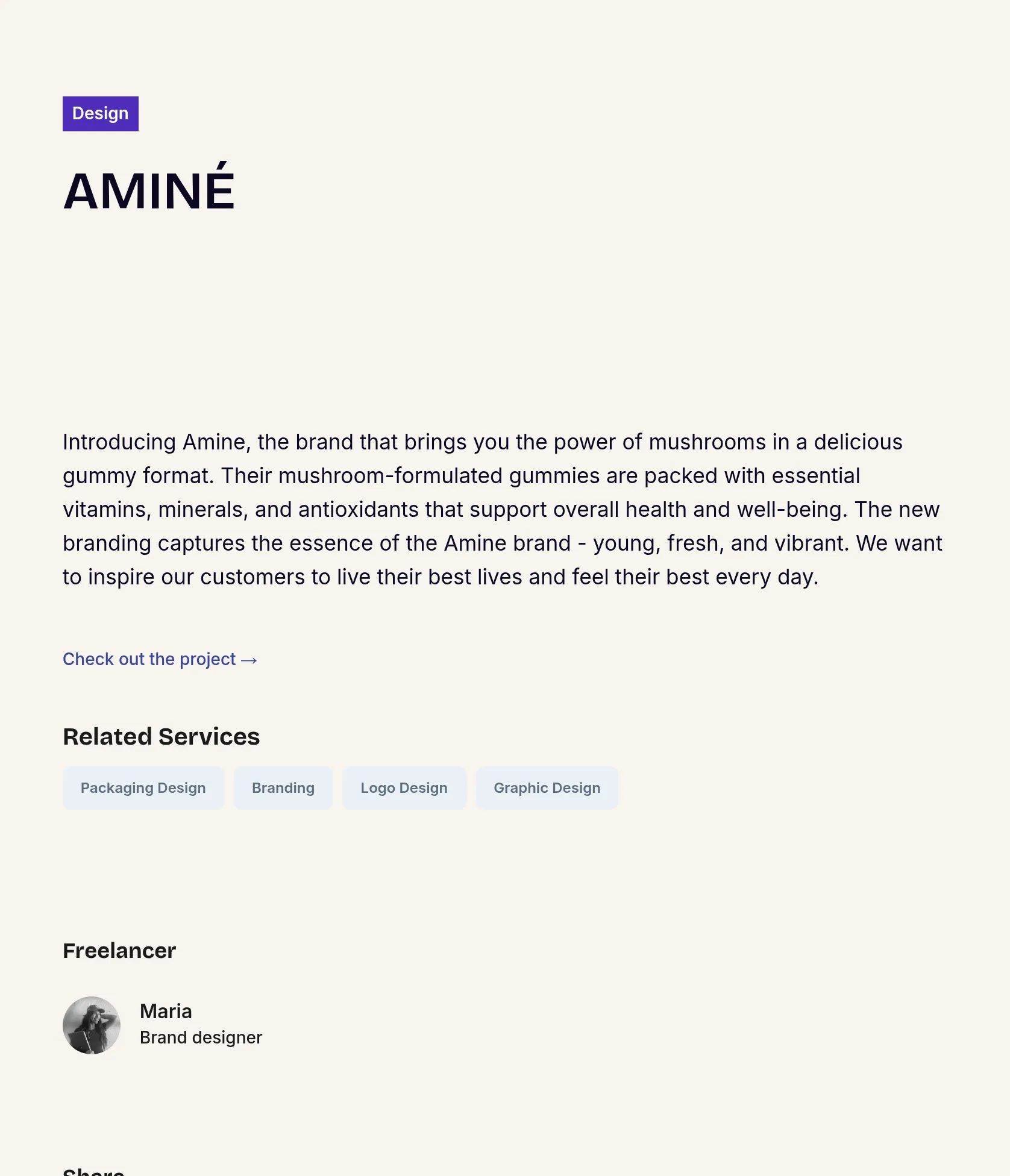 Branding for Amine: Vibrant Mushroom Gummies