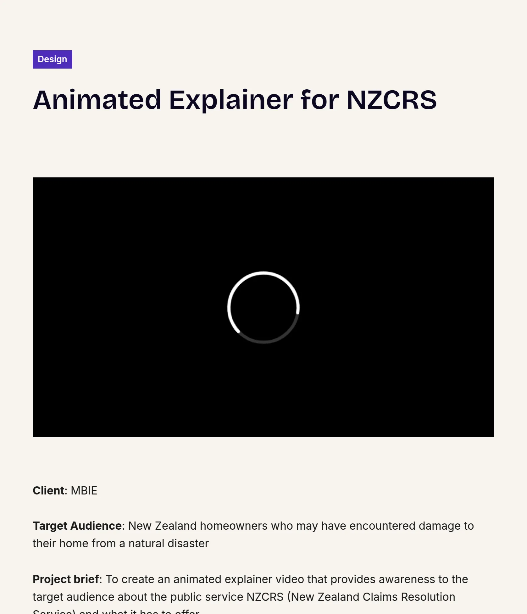 Animated Explainer Video for NZCRS Public Awareness Campaign