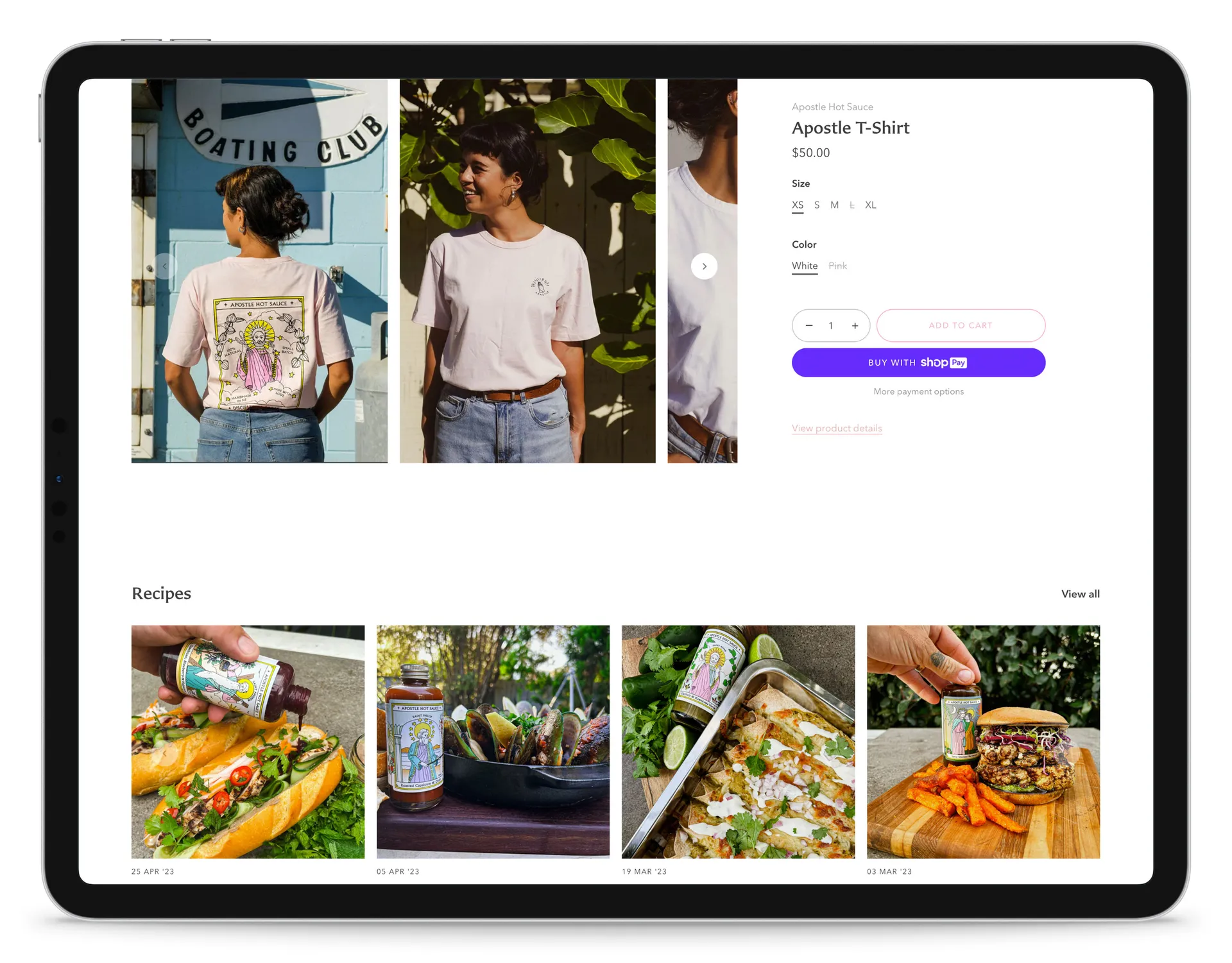 Custom Shopify Store & Branding for Apostle Hot Sauce gallery 2