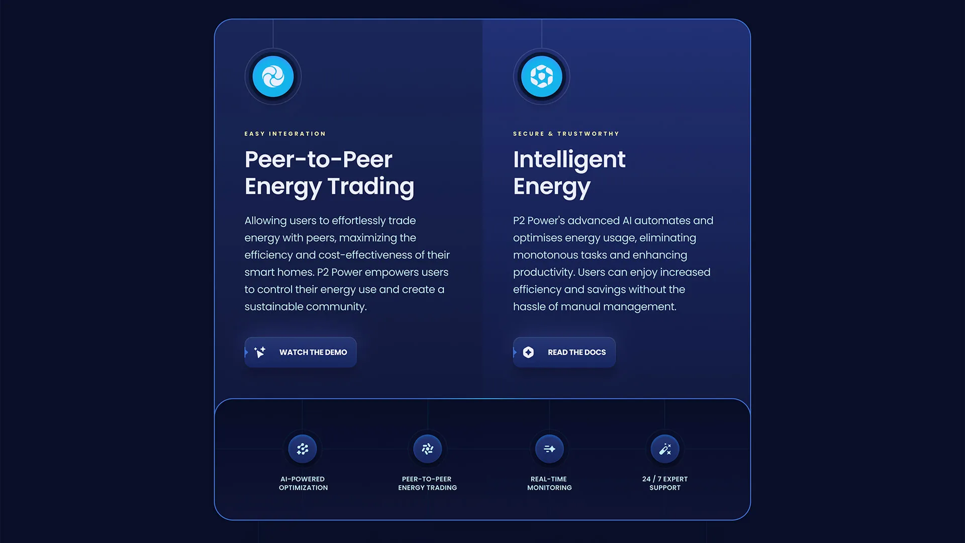 Futuristic Landing Page Redesign for P2 Power’s SolarShare Platform gallery 2