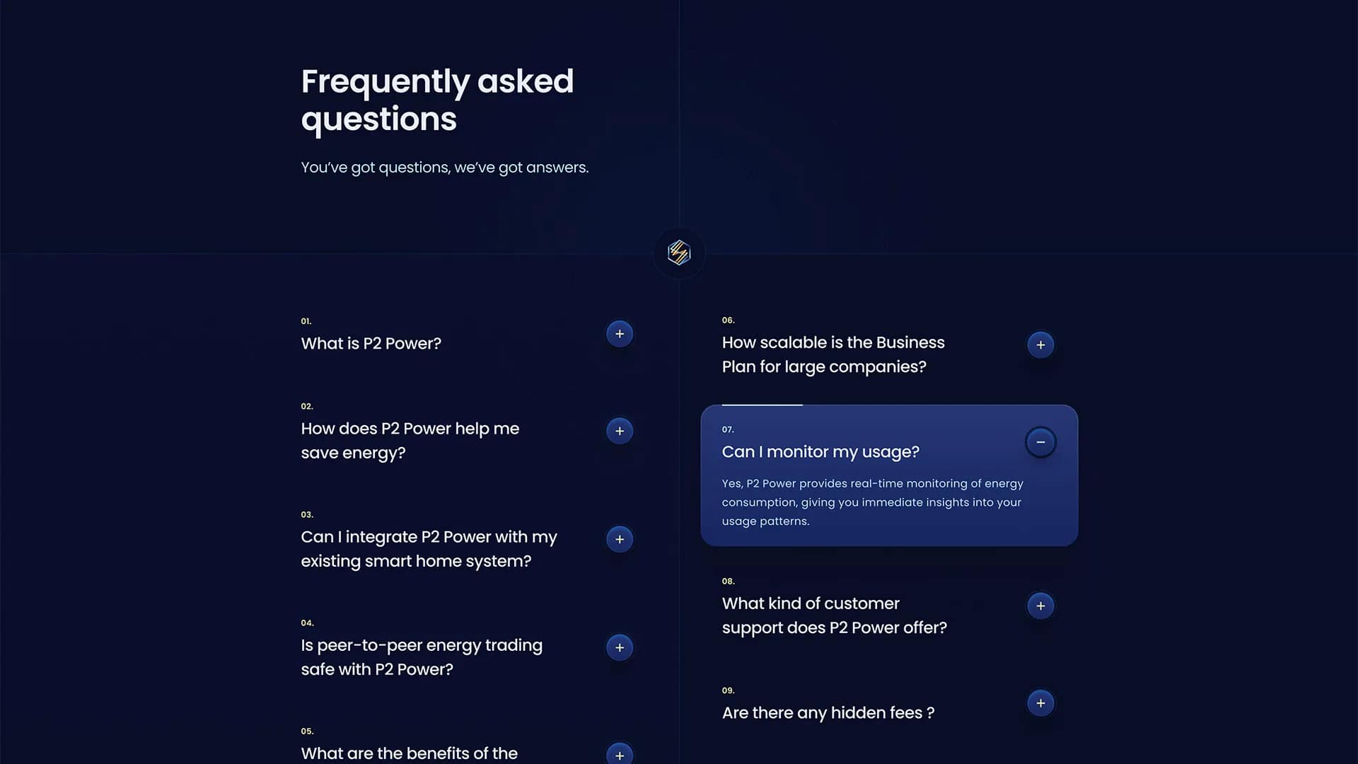 Futuristic Landing Page Redesign for P2 Power’s SolarShare Platform gallery 5