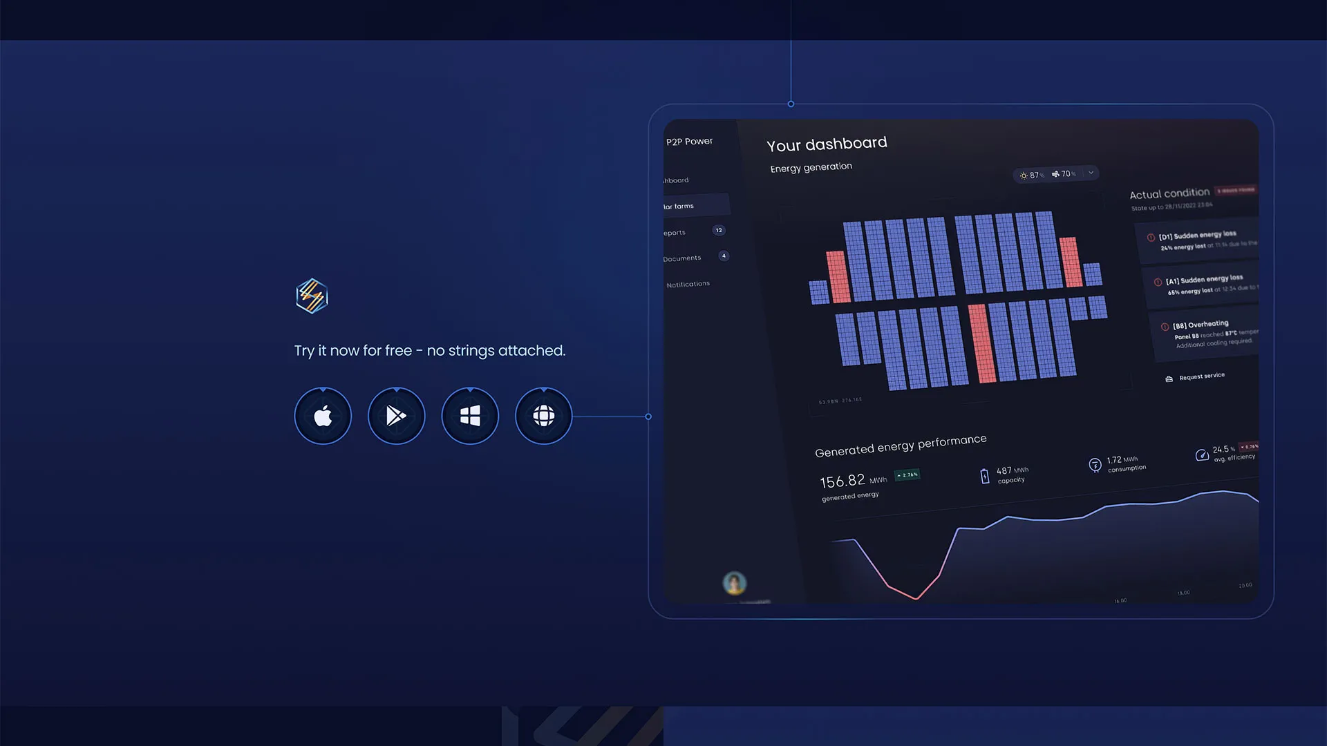 Futuristic Landing Page Redesign for P2 Power’s SolarShare Platform gallery 7