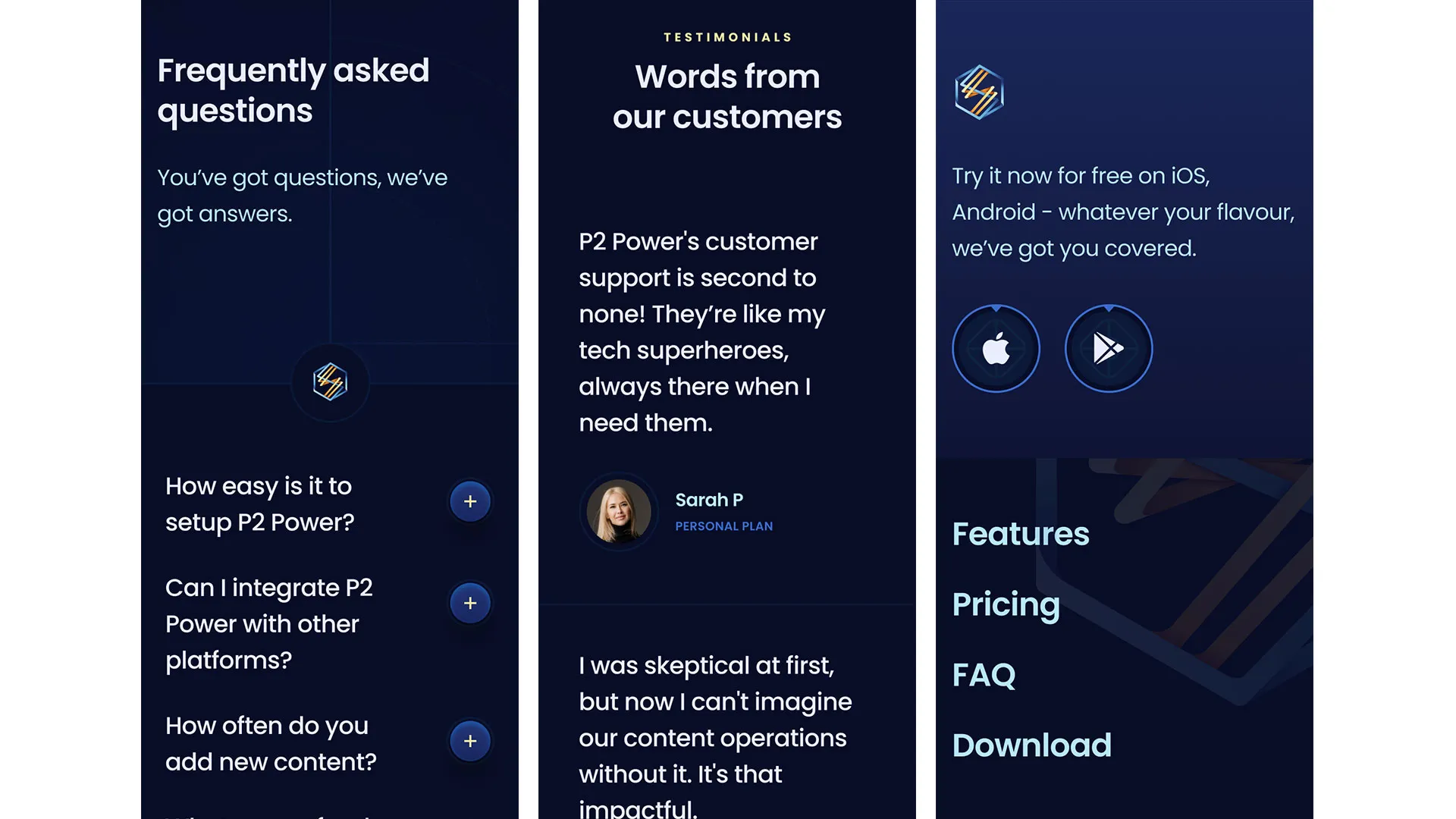 Futuristic Landing Page Redesign for P2 Power’s SolarShare Platform gallery 8