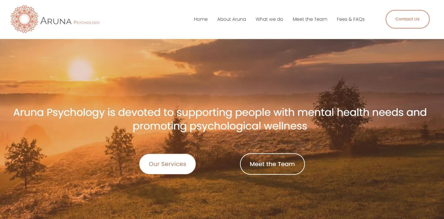 Comprehensive Rebranding and Digital Marketing for Aruna Psychology