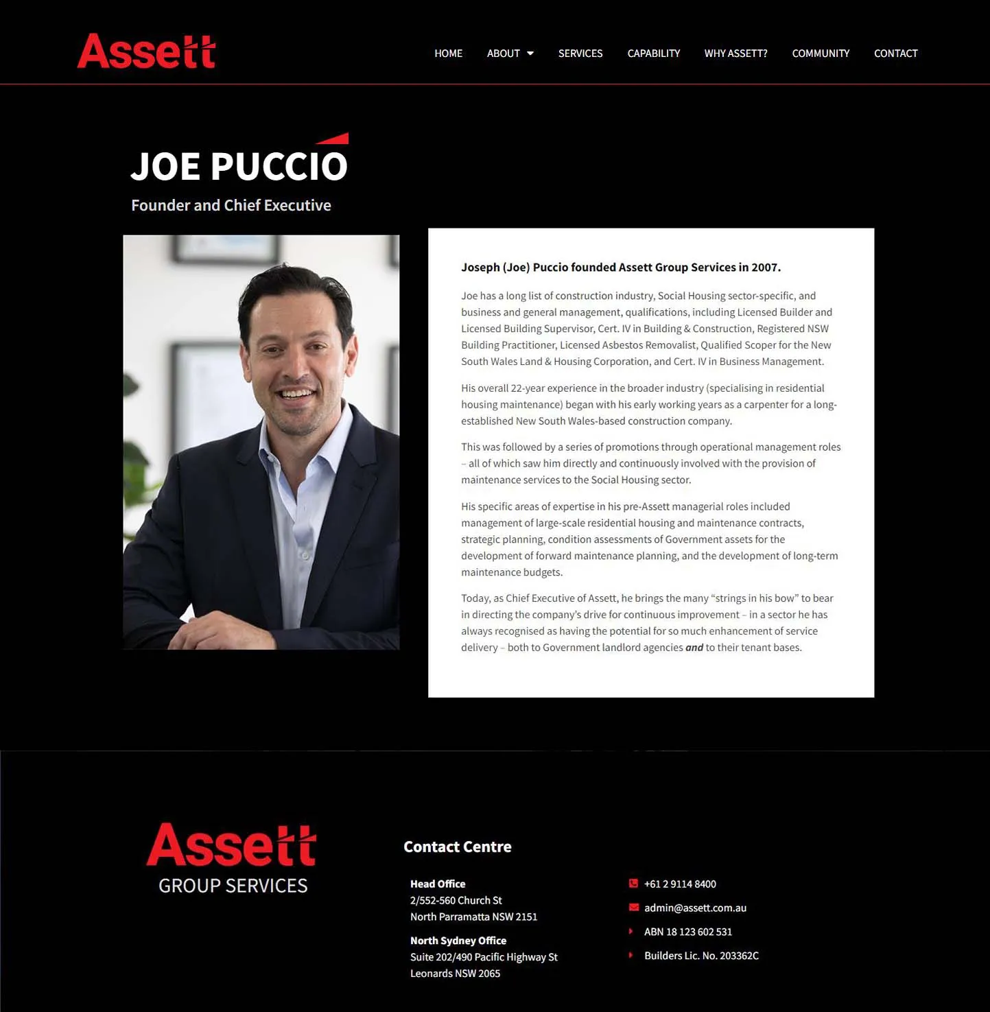 Website Redesign for Assett Group Services Social Housing Sector gallery 3