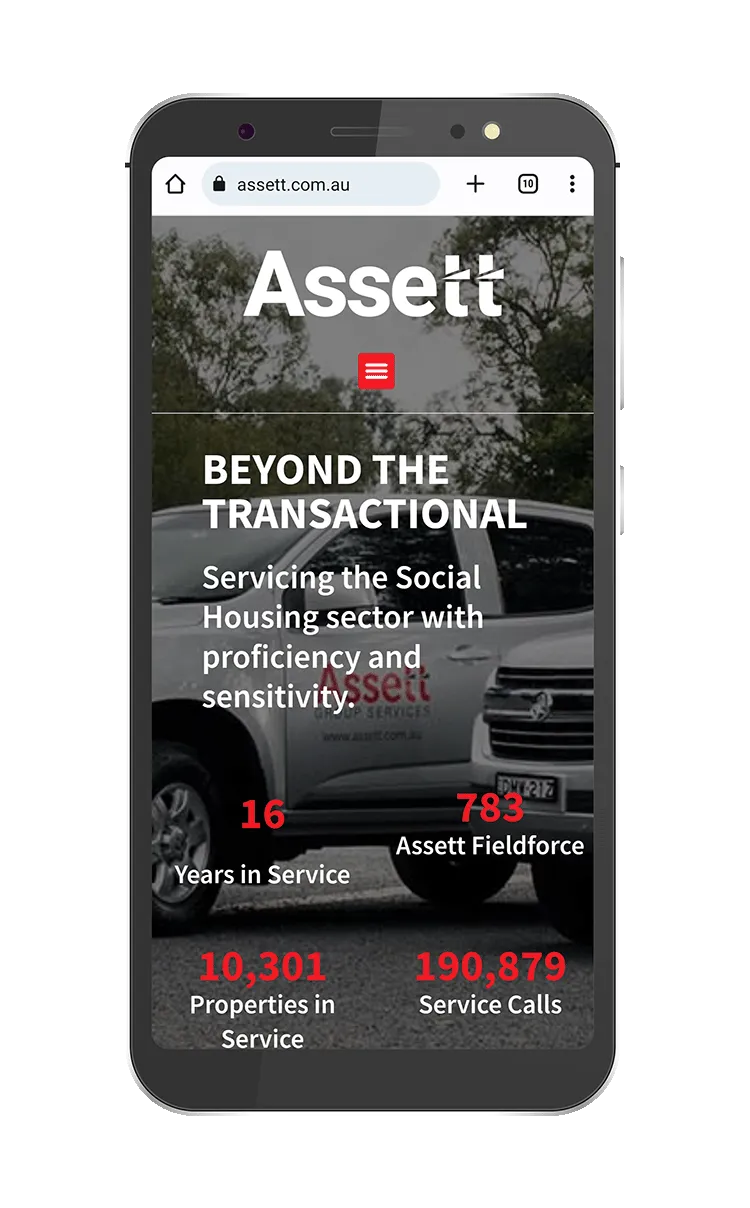 Website Redesign for Assett Group Services Social Housing Sector gallery 6