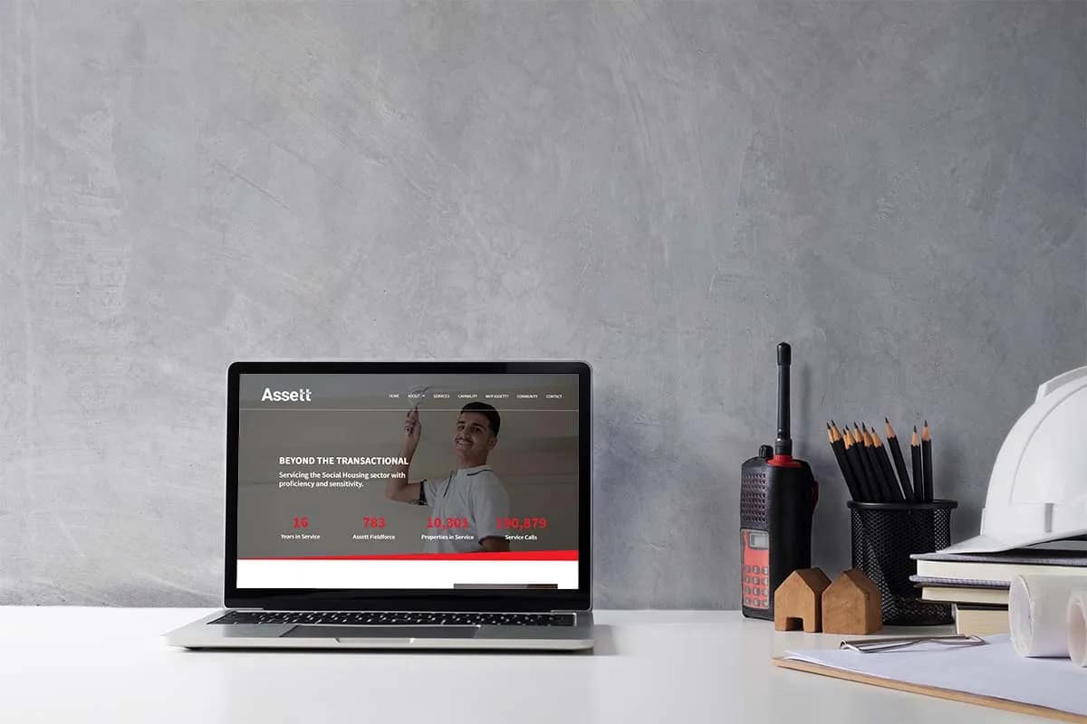 Website Redesign for Assett Group Services Social Housing Sector