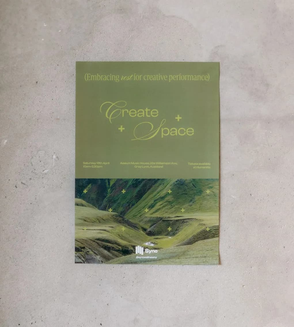 Brand Identity and Creative Direction for Sync's Autumn Workshop Retreat project image