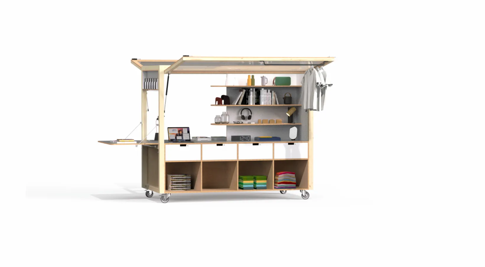 Portable Retail Cart Design for Te Papa Museum gallery 4