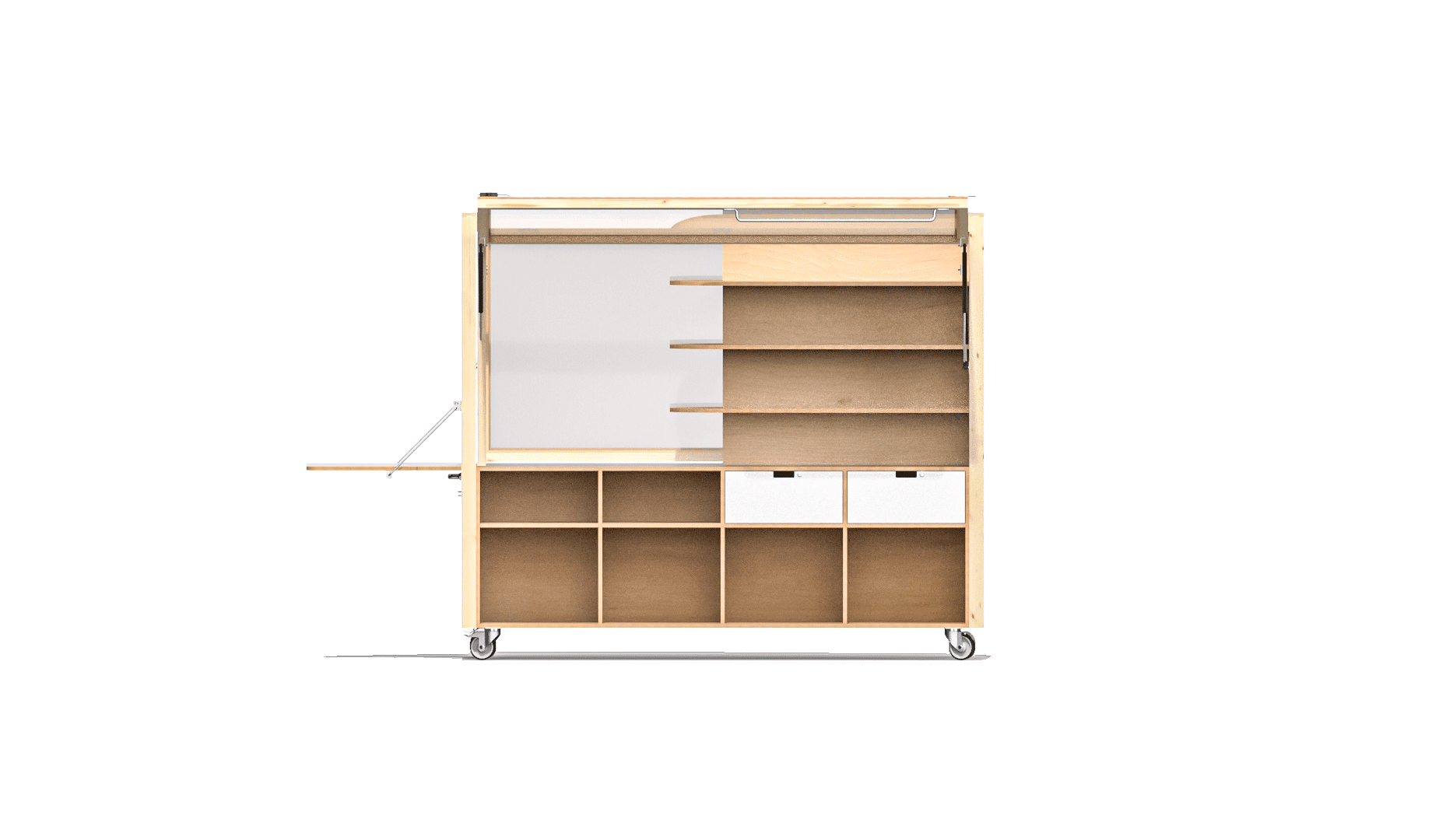 Portable Retail Cart Design for Te Papa Museum gallery 8