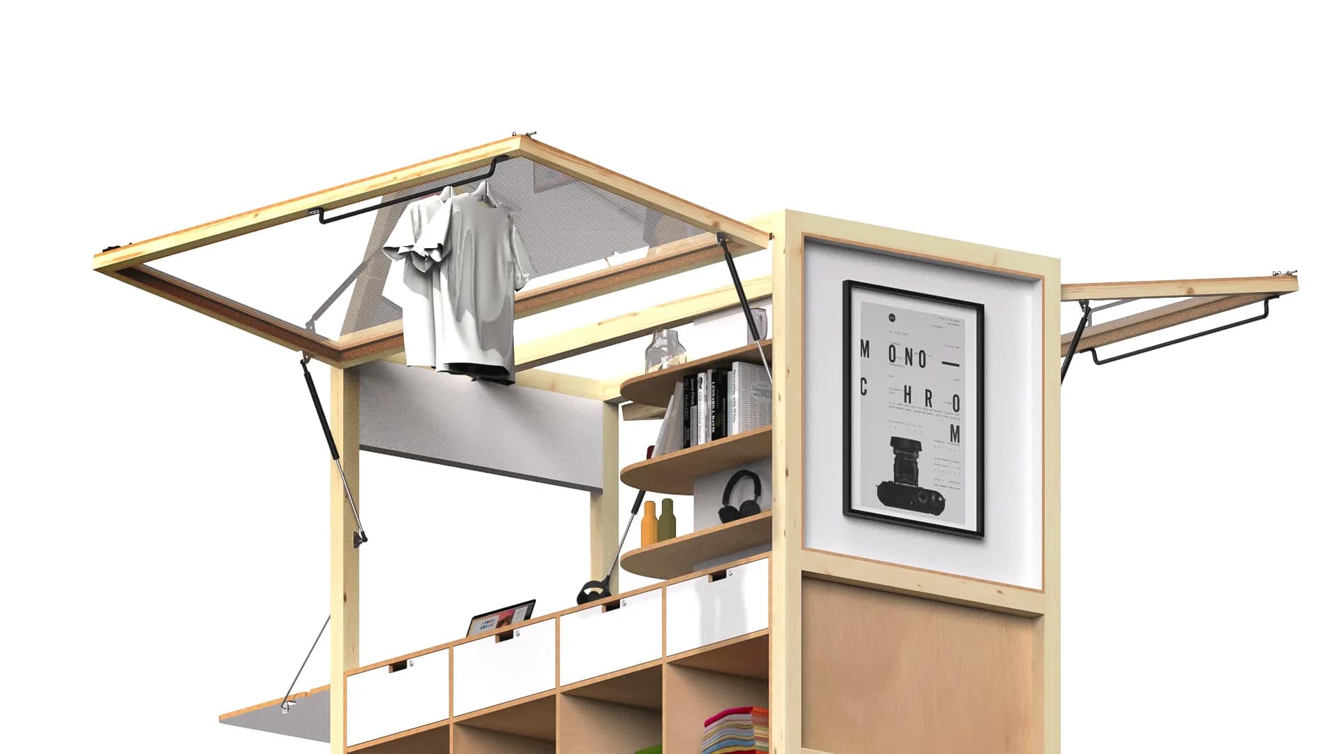 Portable Retail Cart Design for Te Papa Museum gallery 9