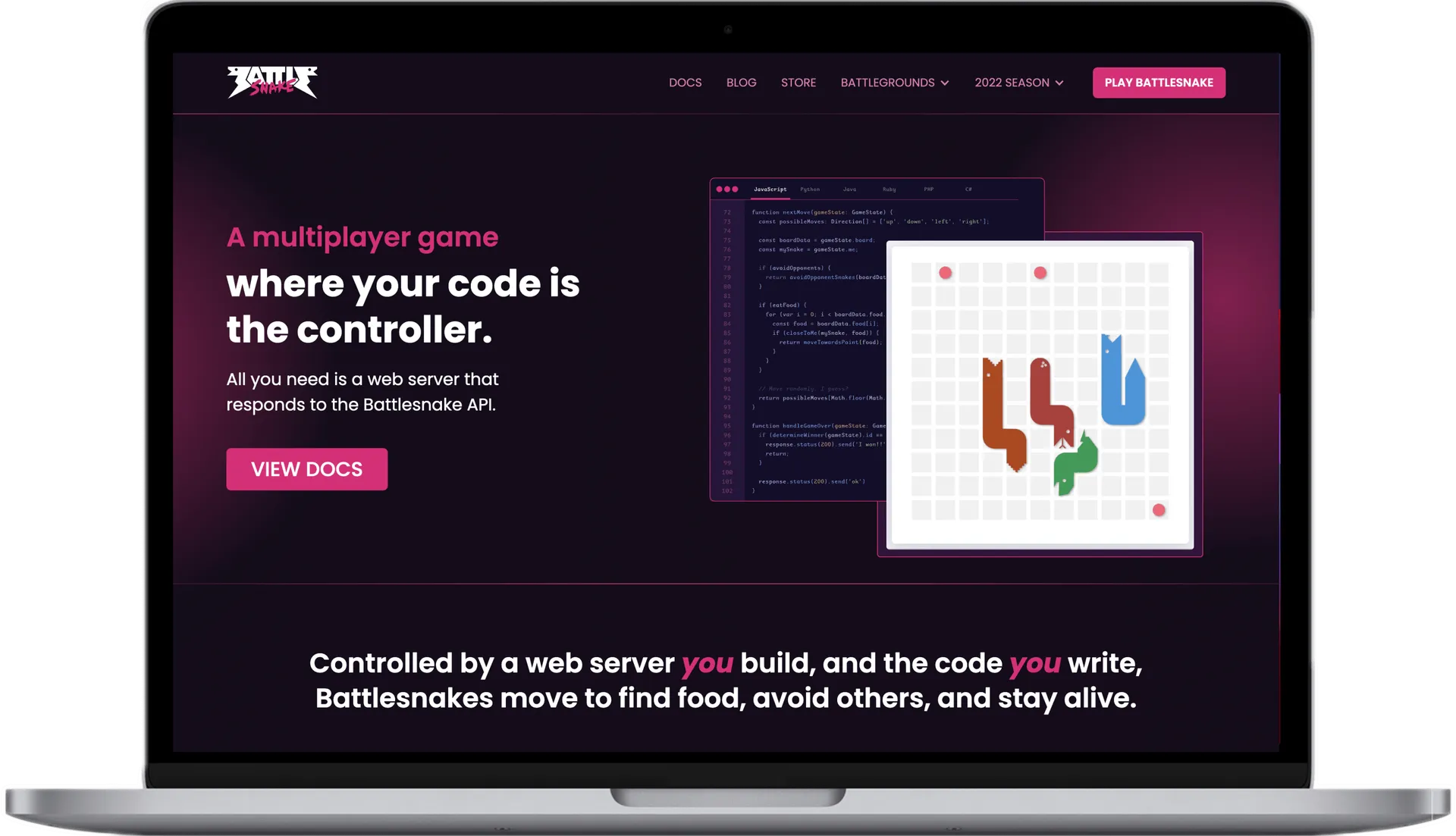 Landing Page Development for Battlesnake Gaming Company gallery 1