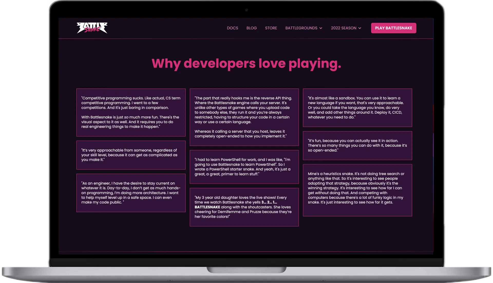 Landing Page Development for Battlesnake Gaming Company gallery 5