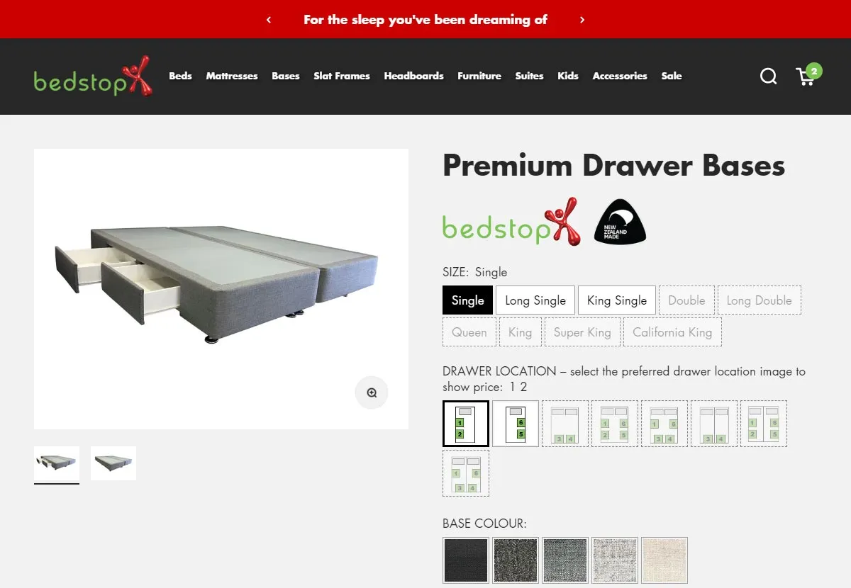 Custom Shopify Theme Development for Bedstop gallery 2