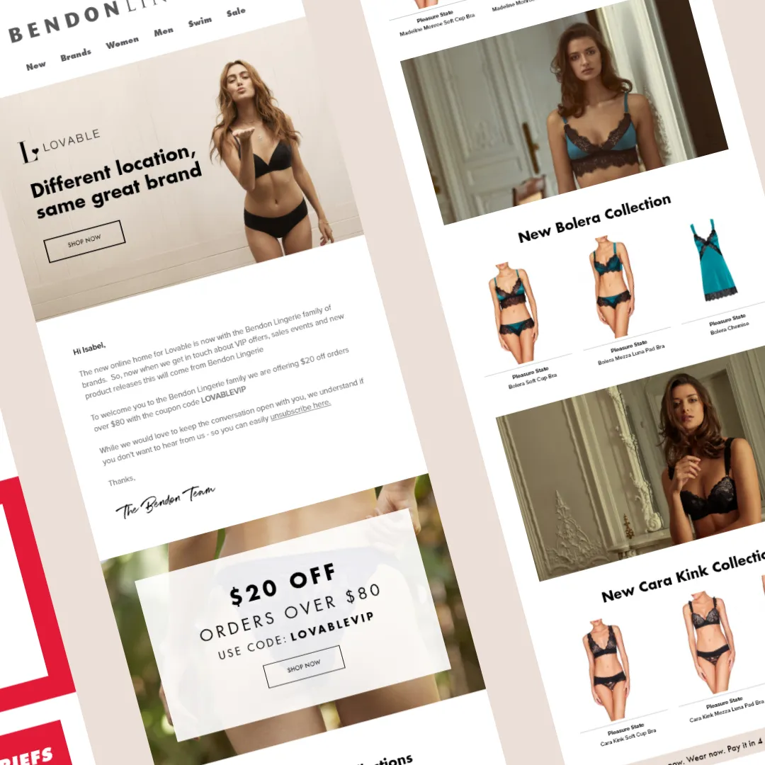 Modernising Bendon's EDM Design System for Enhanced Brand Consistency