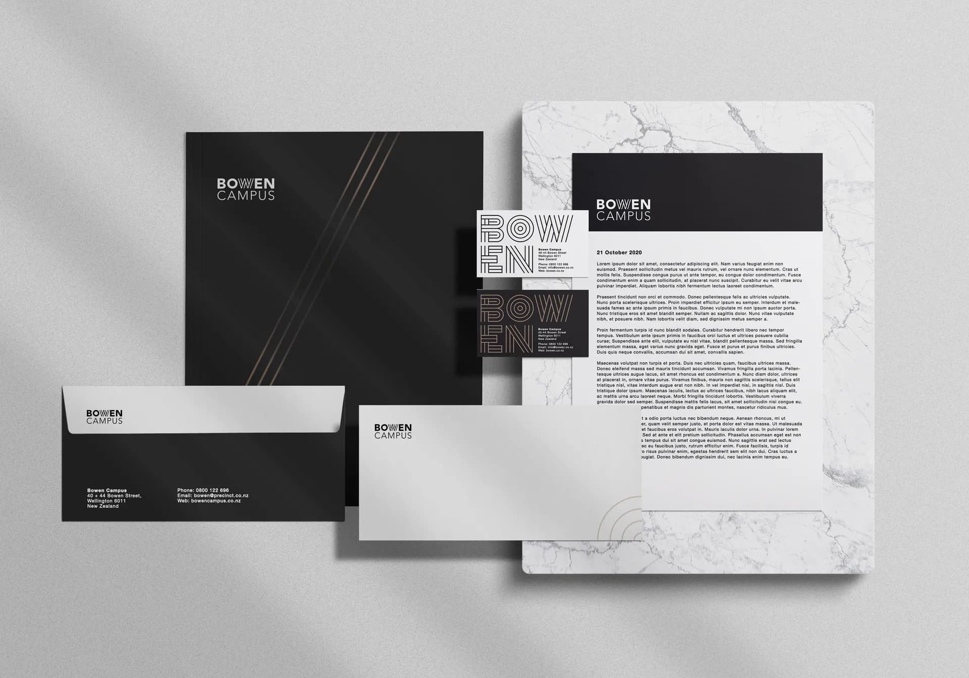 Visual Identity Design for Bowen Campus by Precinct