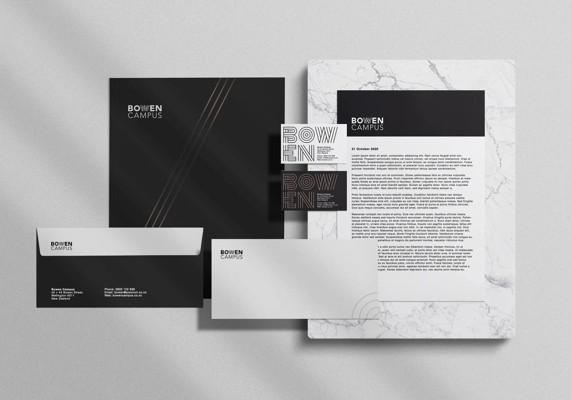 Visual Identity Design for Bowen Campus by Precinct