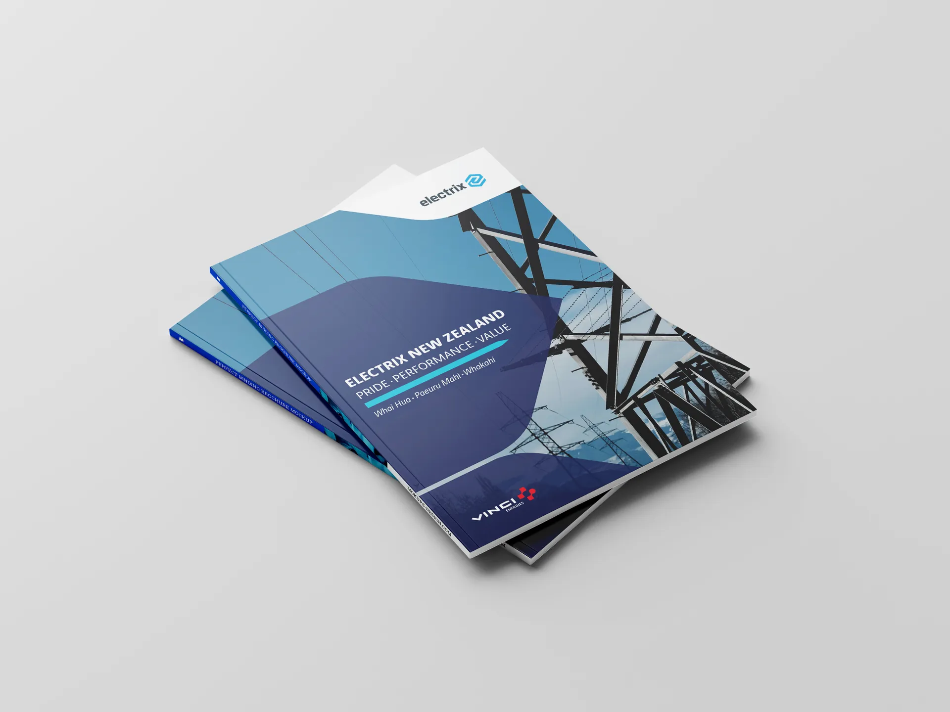 42-Page Brochure Design for Electrix