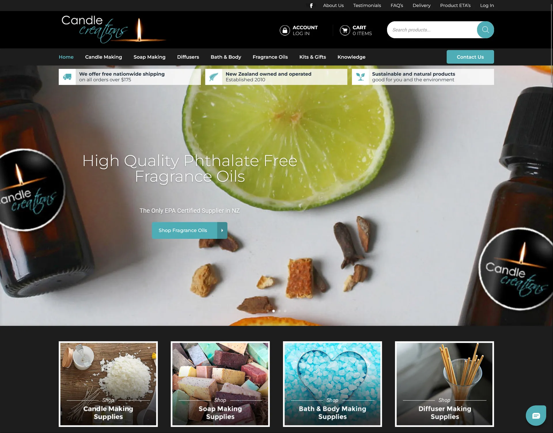 Performance Optimisation & Server Migration for Candle Creations' WooCommerce Store