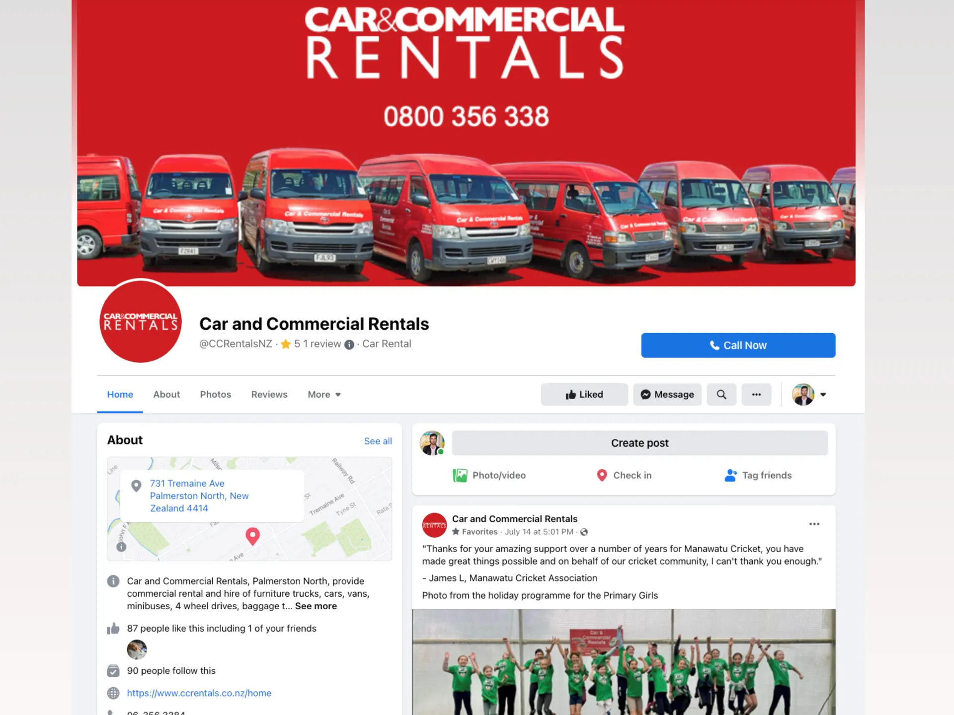 Social Media Management and Facebook Ads for Car & Commercial Rentals gallery 2