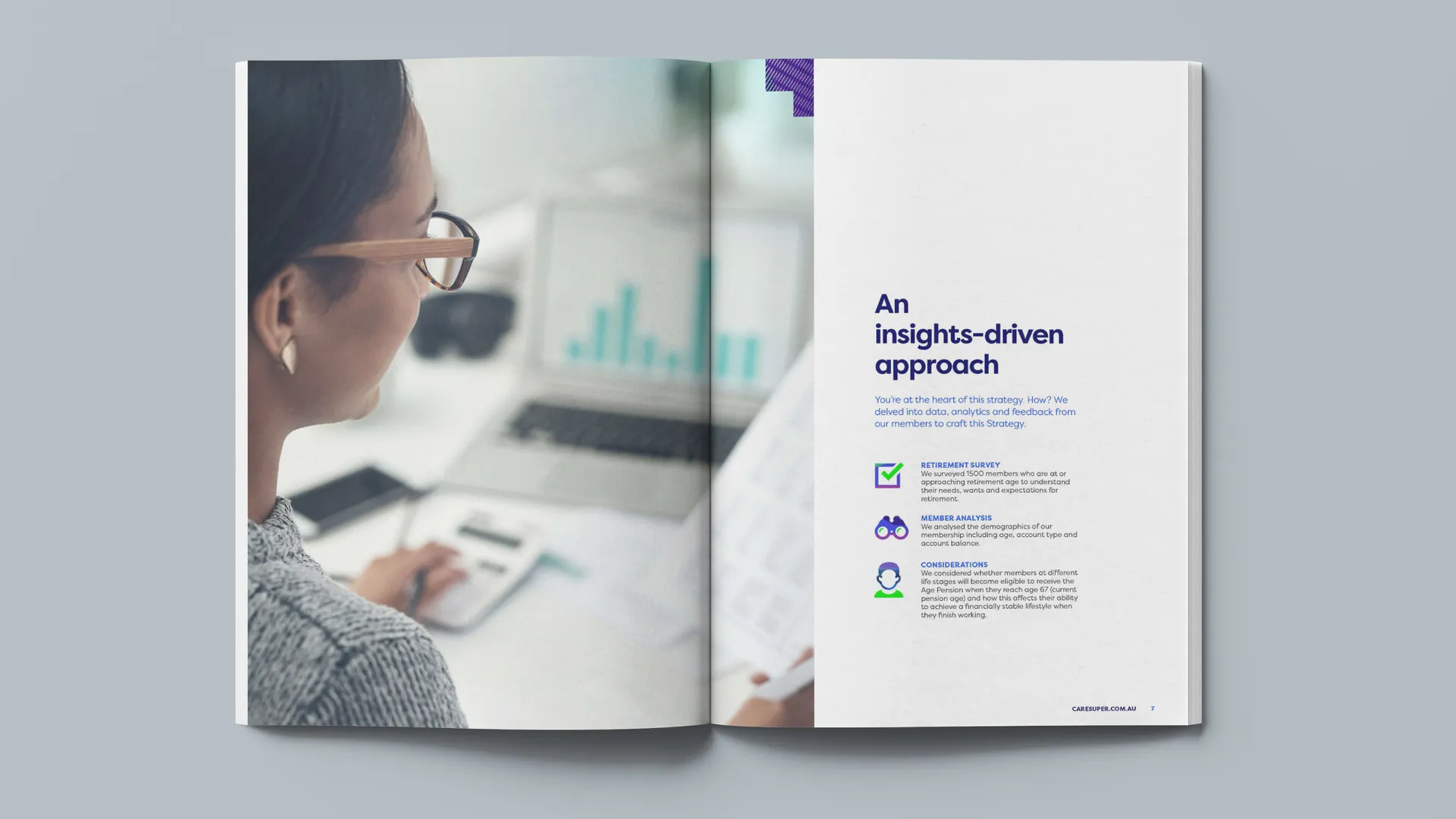 Print Design for CareSuper Retirement Income Strategy Booklet gallery 3