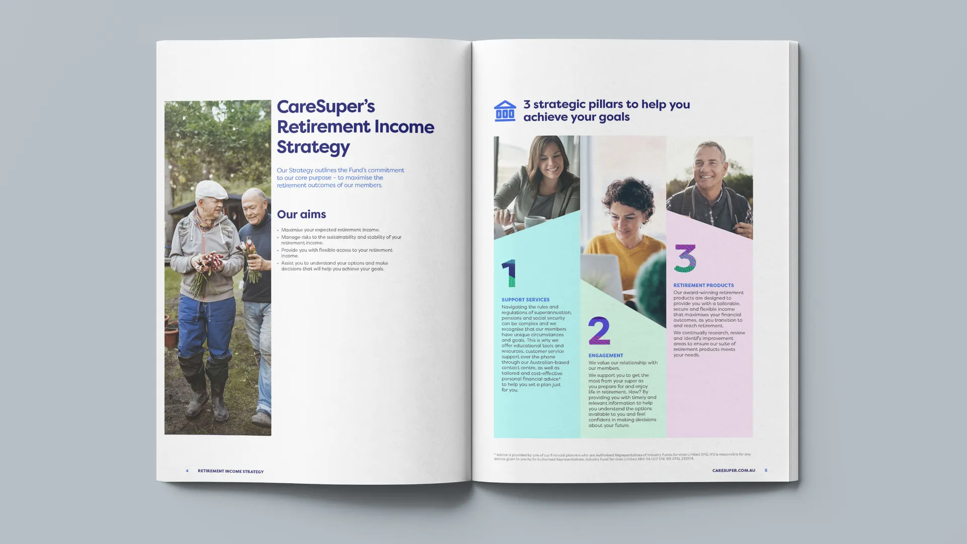 Print Design for CareSuper Retirement Income Strategy Booklet gallery 6