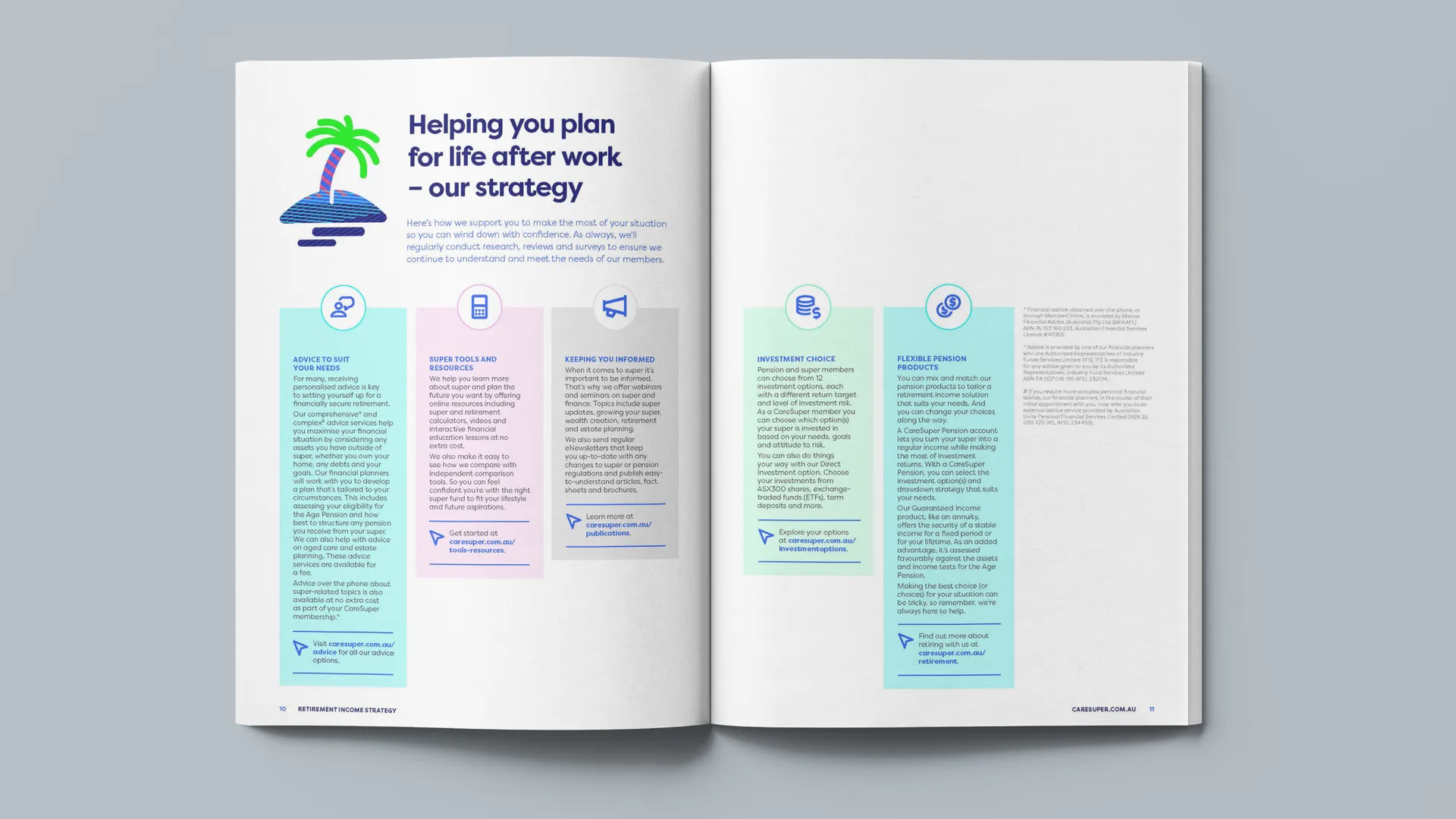 Print Design for CareSuper Retirement Income Strategy Booklet gallery 8