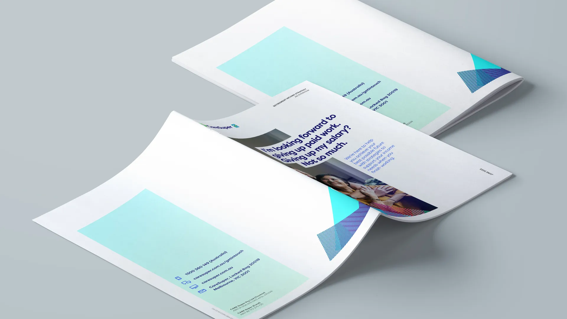 Print Design for CareSuper Retirement Income Strategy Booklet project image