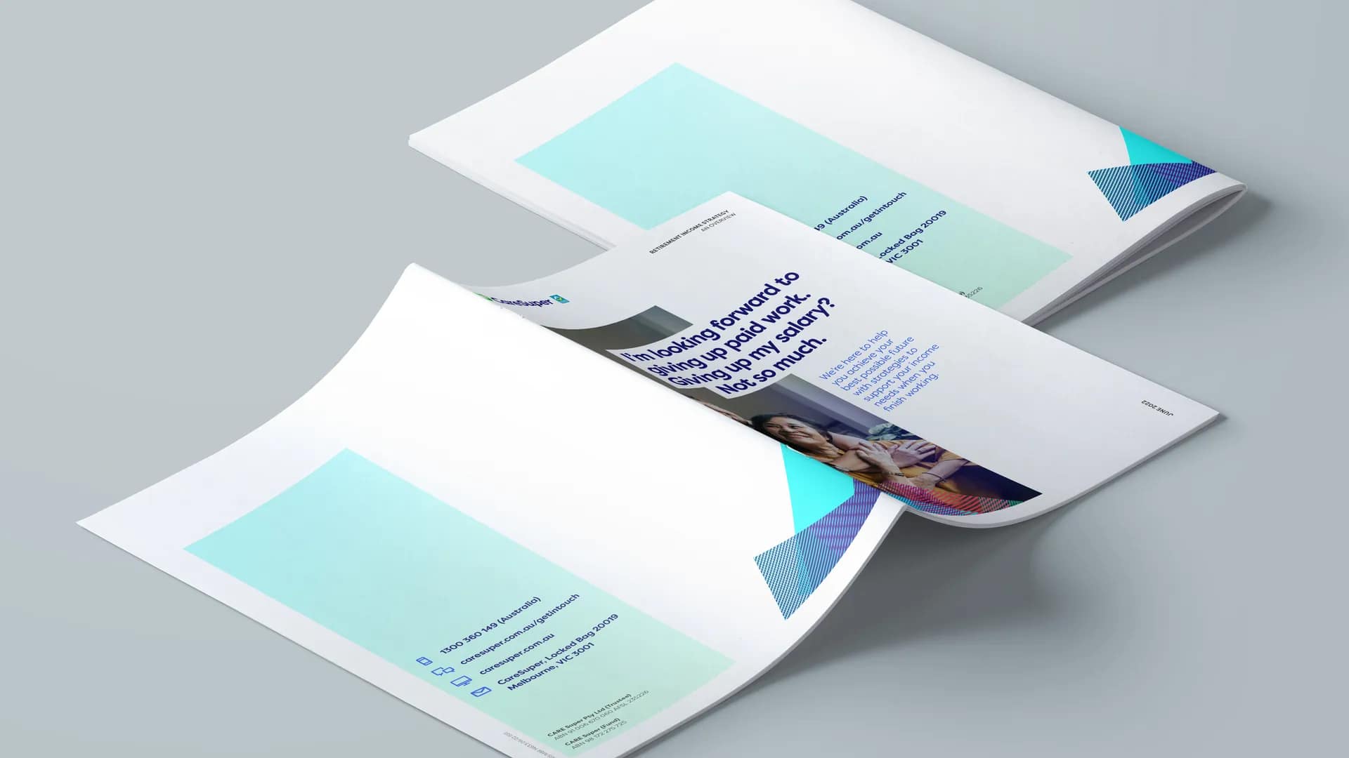 Print Design for CareSuper Retirement Income Strategy Booklet