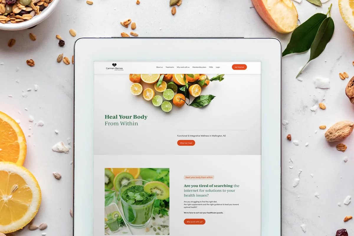 Website & Membership Platform for Carmen Barnes Functional Medicine Clinic