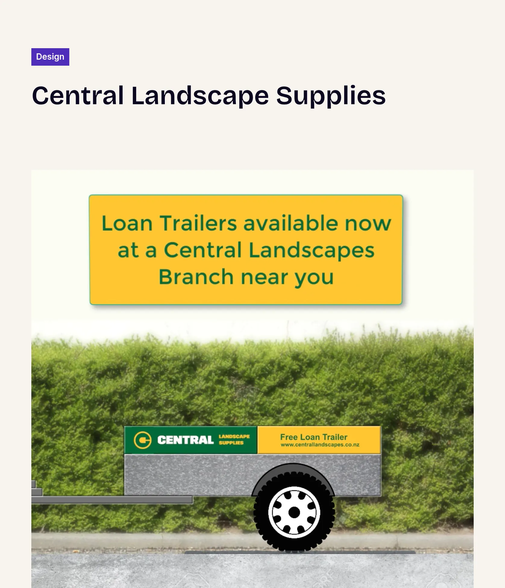 Animated Social Media Promo Video for Loan Trailer Service