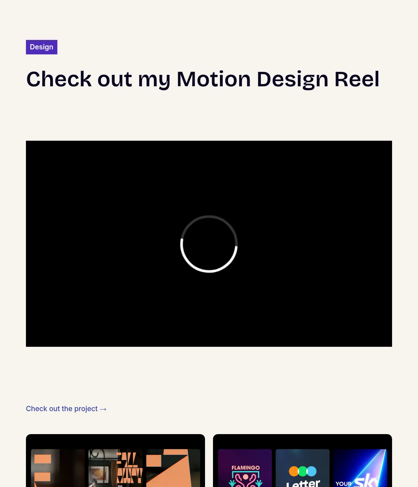 Motion Design Showreel: Diverse Projects Showcase