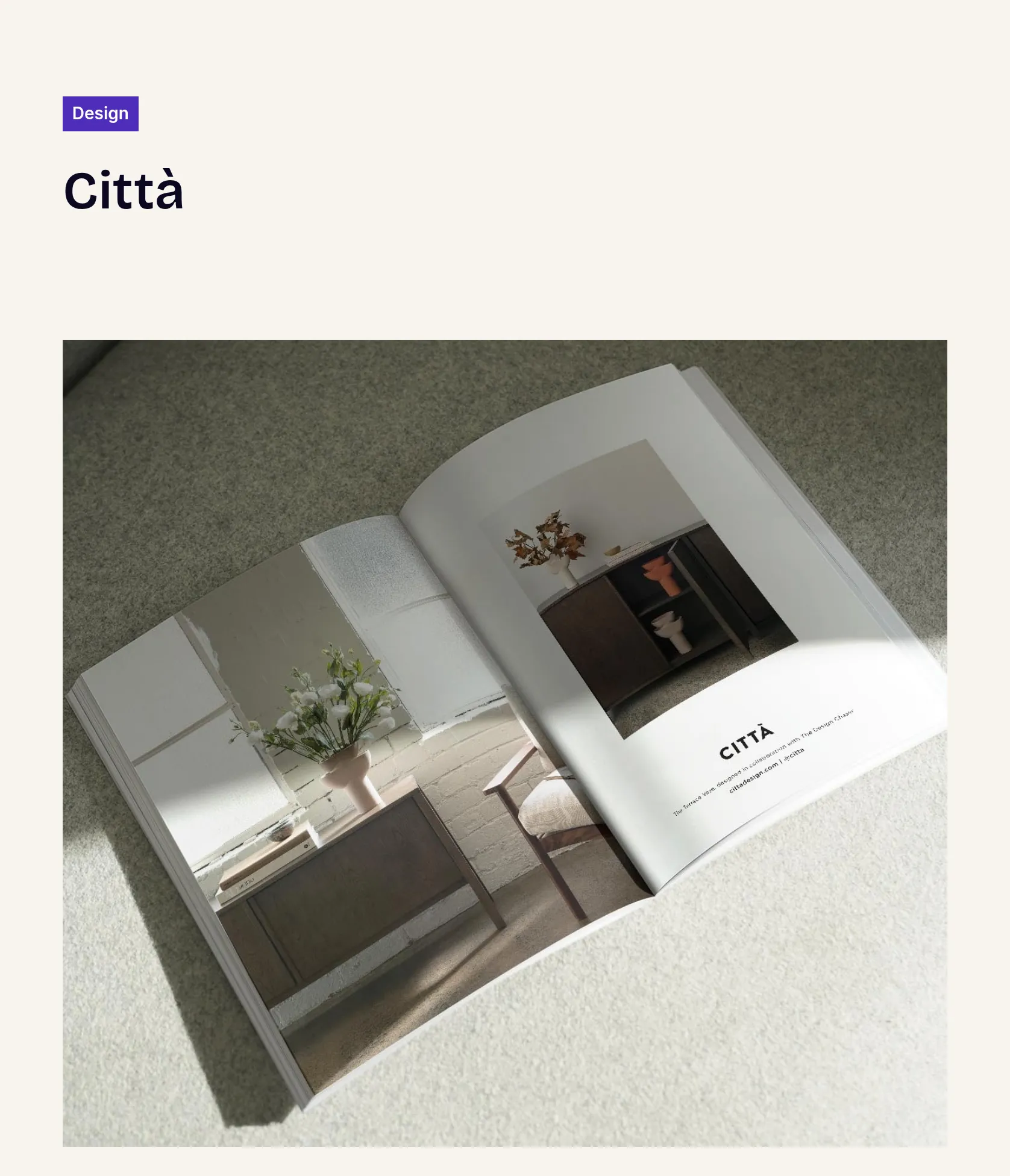 Comprehensive Content Creation & Design for Città