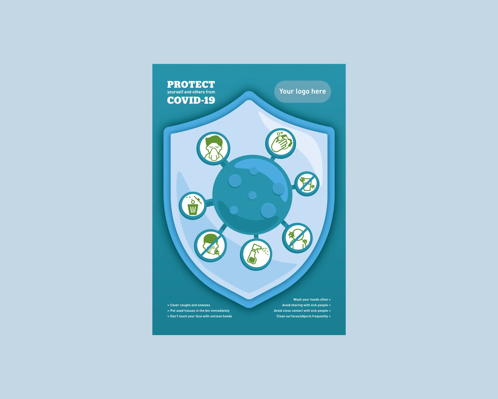 Redesign of COVID-19 Fact Sheet & A3 Poster for Public Health gallery 2