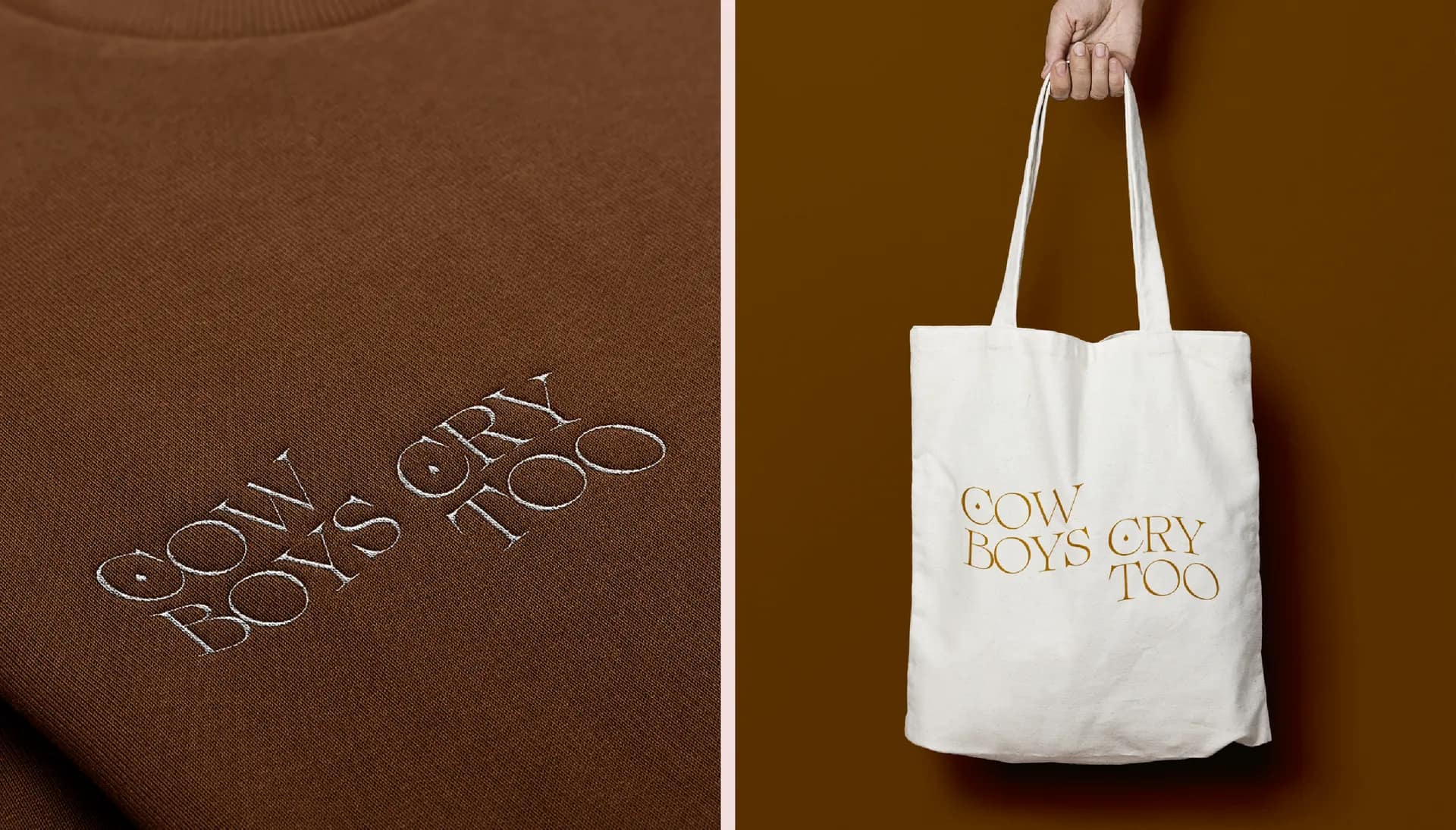 Brand Identity Design for Cowboys Cry Too Clothing gallery 4