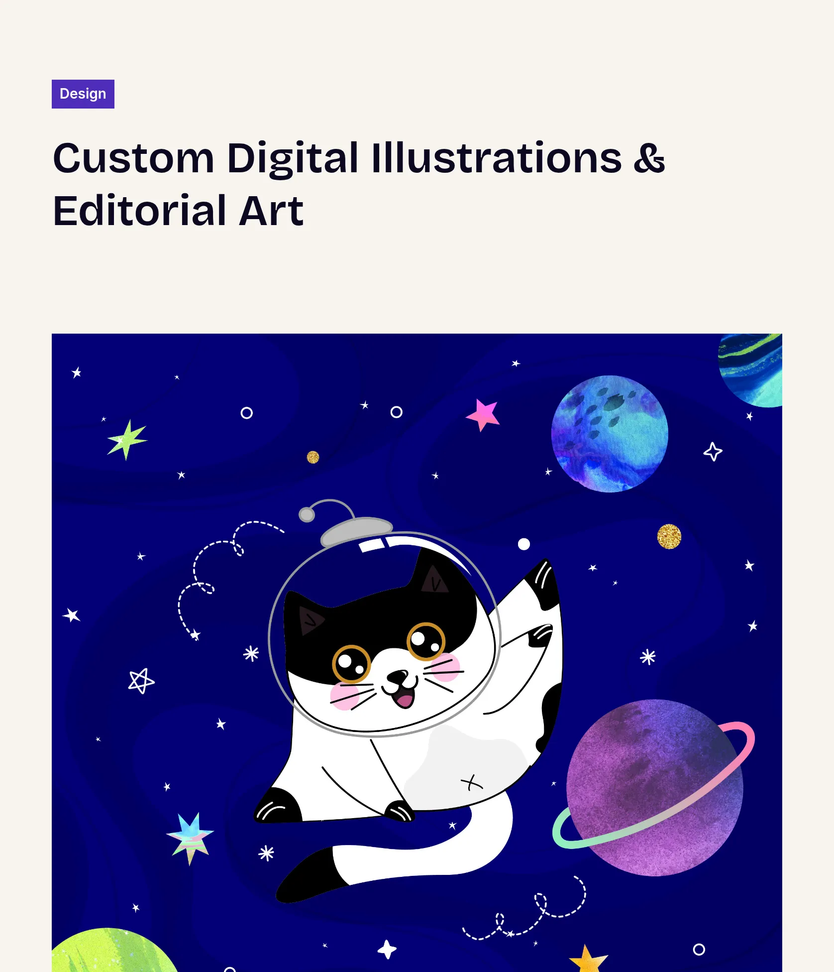 Custom Digital Illustrations for Private and Editorial Clients