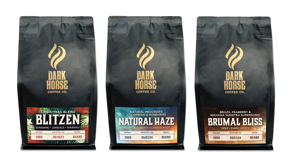 Coffee Packaging & Brand Extension for Dark Horse Coffee Co gallery 2