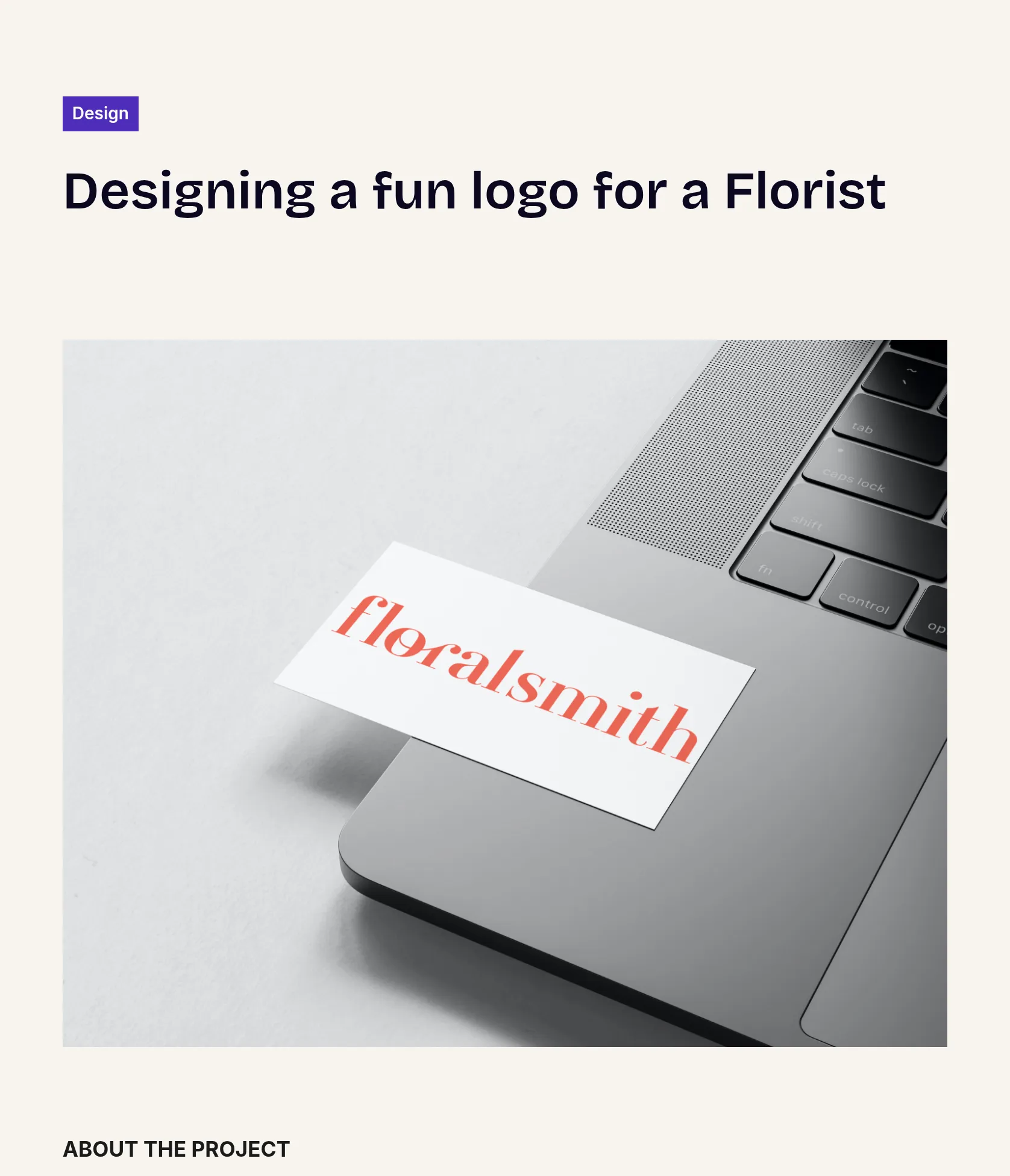 Modern Floral Brand Rebrand & Logo Design for Floralsmith