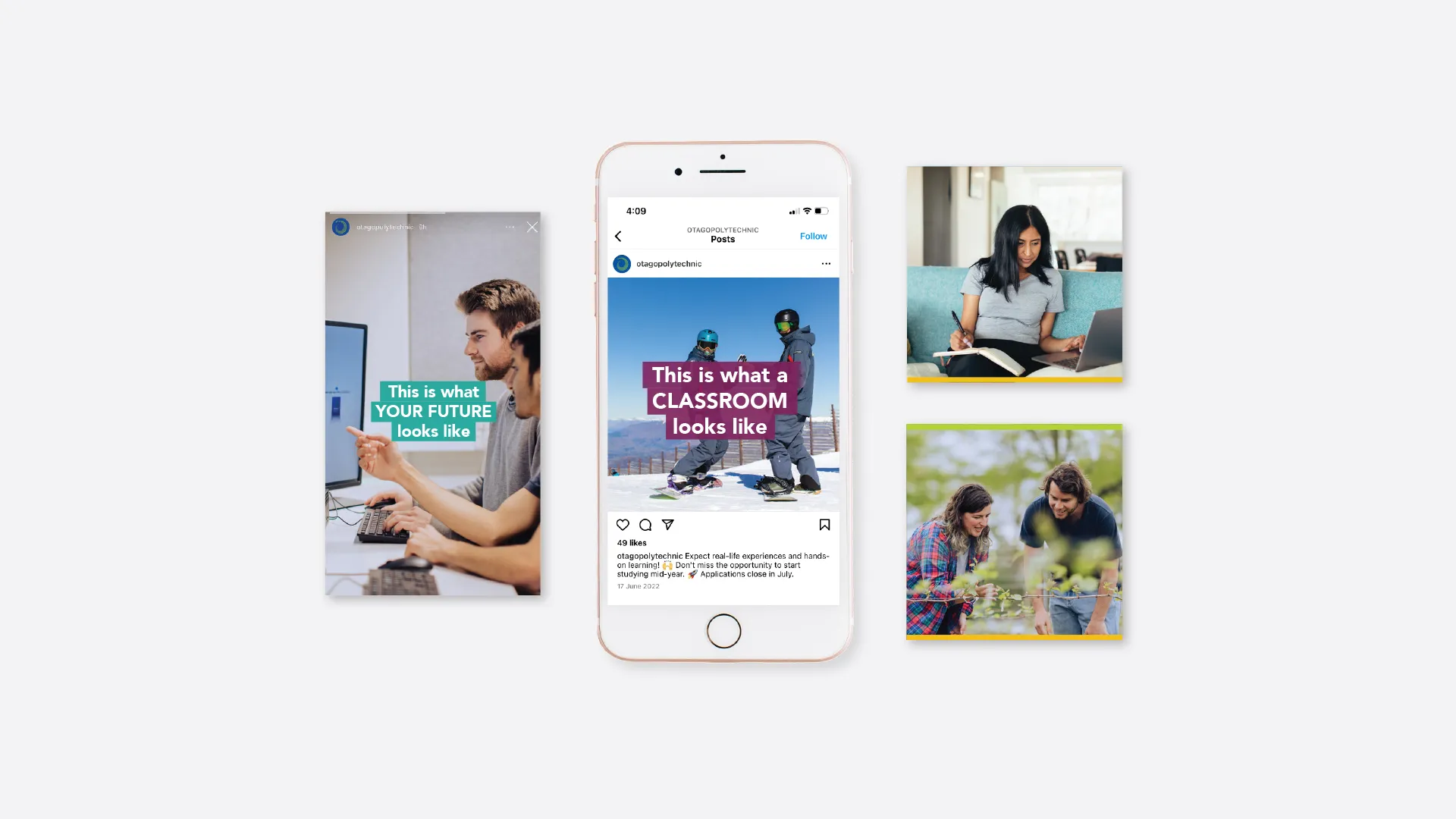Semester Two 2022 Recruitment Campaign Design for Otago Polytechnic