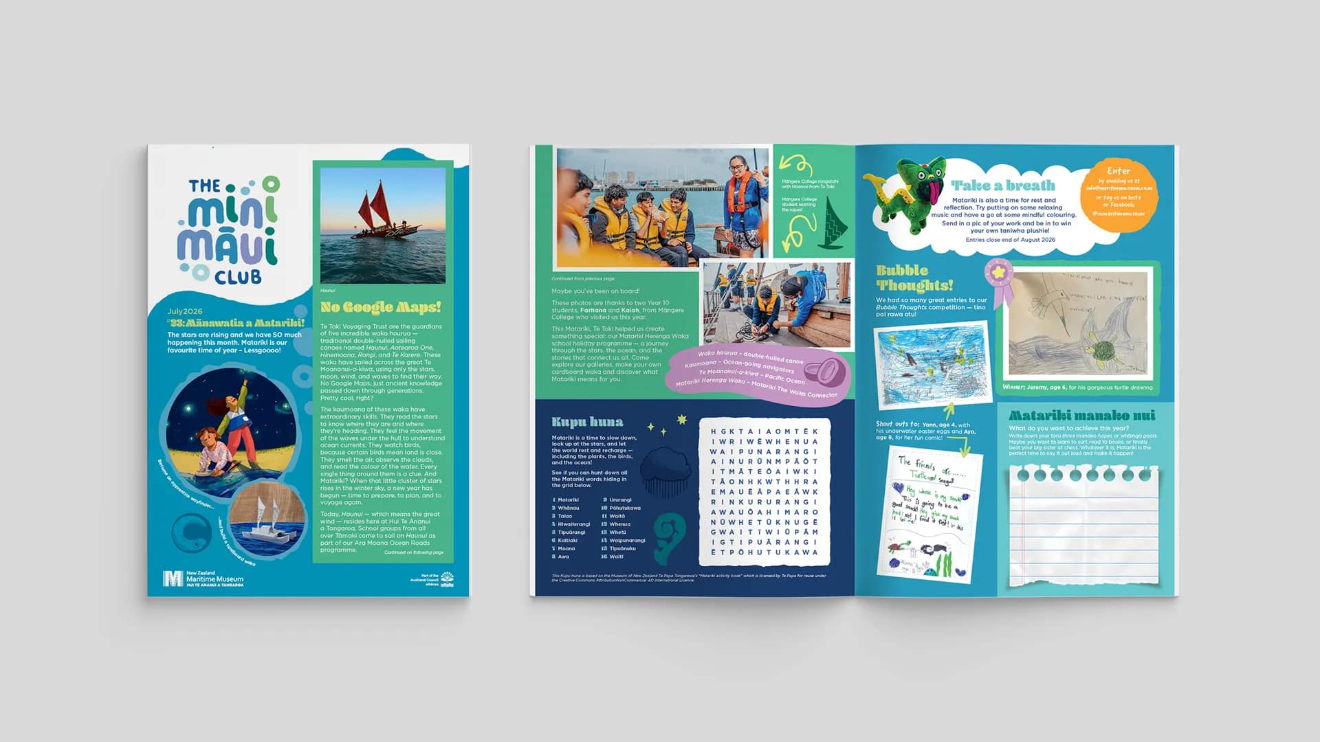Mini Māui Kids' Club Brand Identity gallery 2