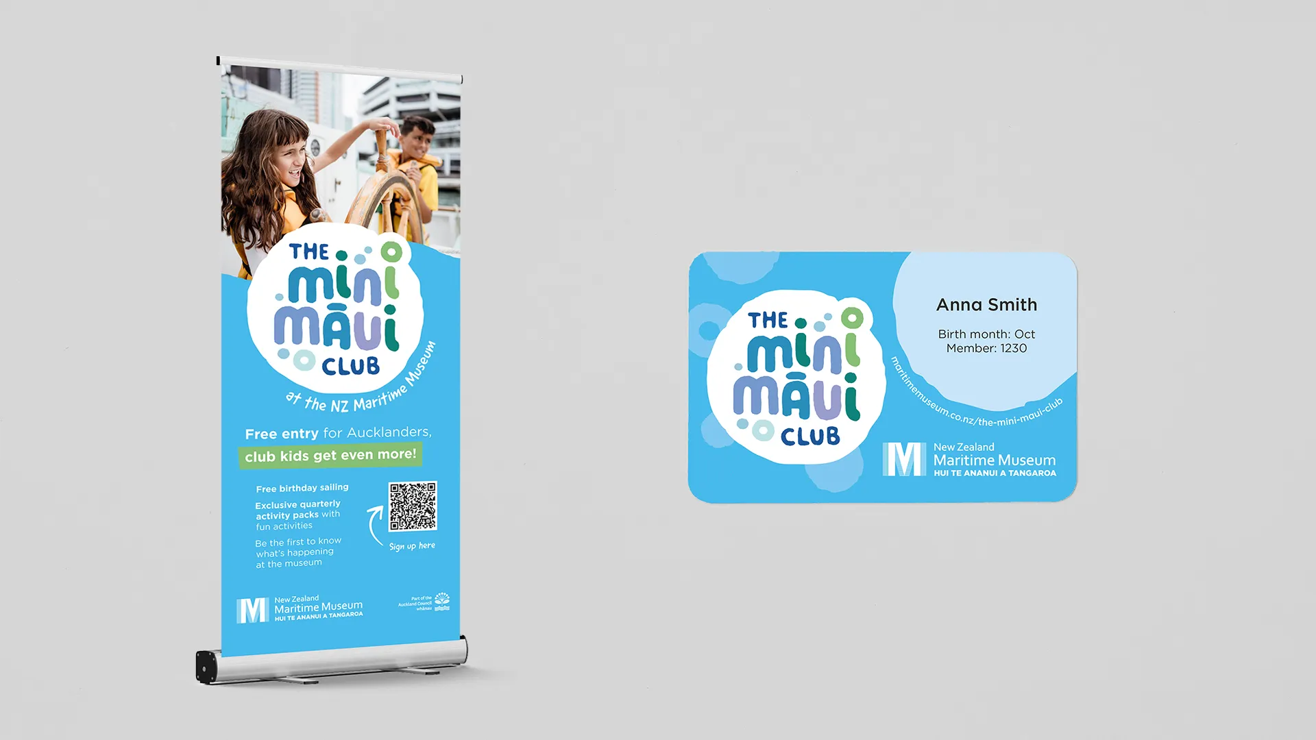 Mini Māui Kids' Club Brand Identity gallery 3